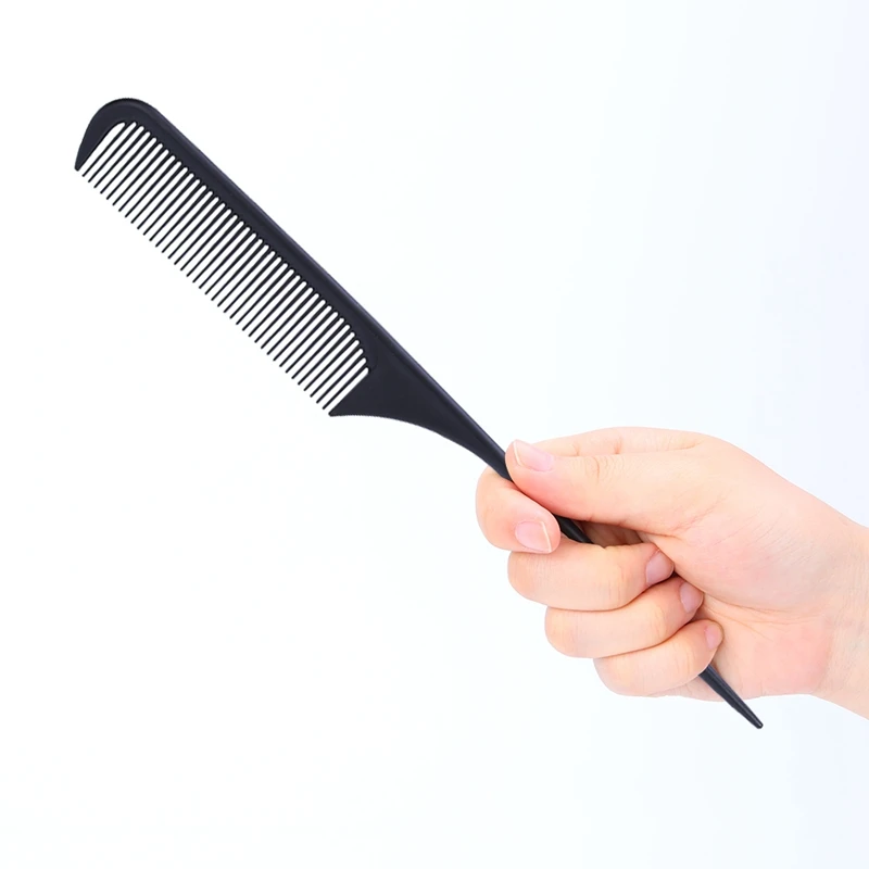 Wholesale For Styling Hairdressing 1Pcs Pin Tail Comb Barbers Black