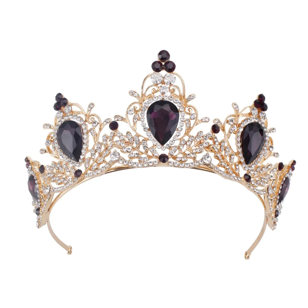 New Sparkling Crystal Bridal Hair Accessories Tiaras And Crowns Pageant