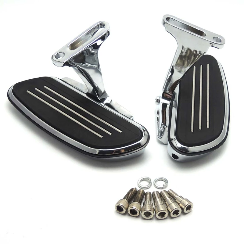 

Passenger Footboard Floor Boards Mount Bracket Kits for Road King Street Glide Electra Glide Touring Models 1993-2019 2013 2014
