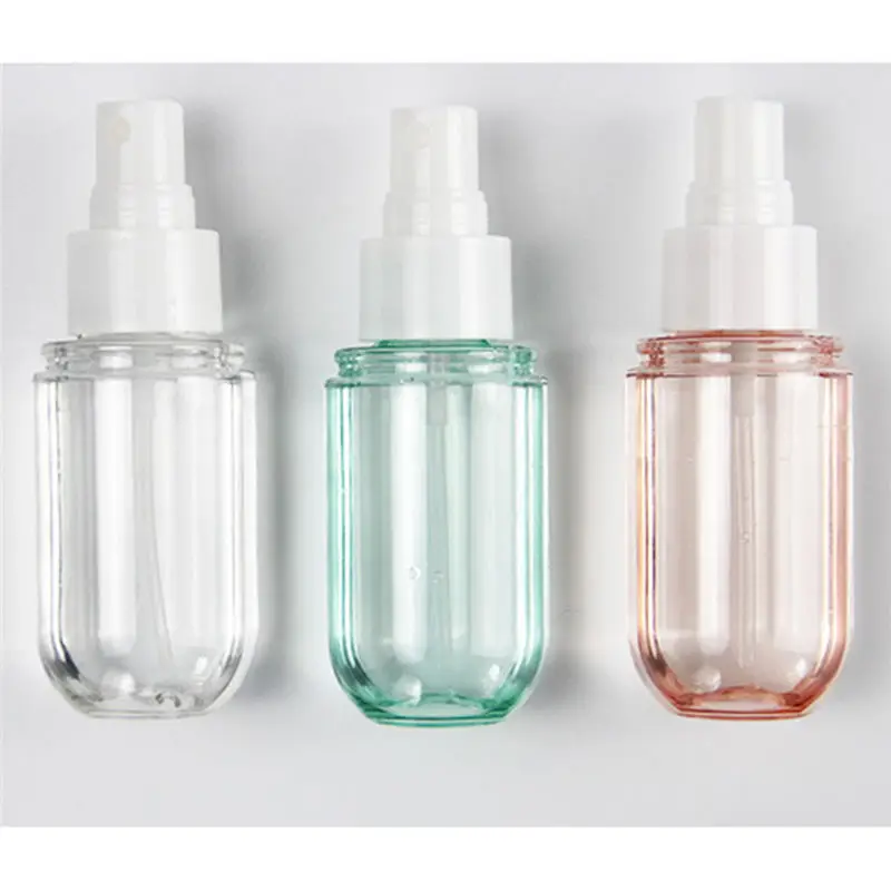 

40ml Spray Perfume Bottle Empty Shampoo Lotion Clear Vial Refillable Liquid Press Pump Bottle Travel Cosmetic Makeup Container