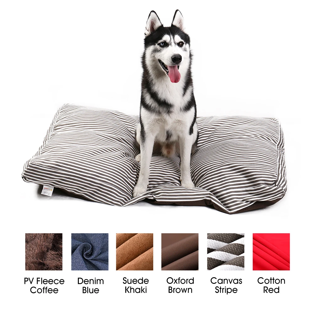 Large Dog Bed Cover Washable Replacement Small Pet Cat Cushion Removable Cover For Pet Cat Dog Kennel Mat Cozy Warm Nest Bed Cushion Max Cushion Covers For Chairscushion Protection Aliexpress