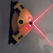 Прямоугольный 90 градусов квадратный лазерный уровень Вертикальное горизонтальное выравнивание направляющий инструмент- M25