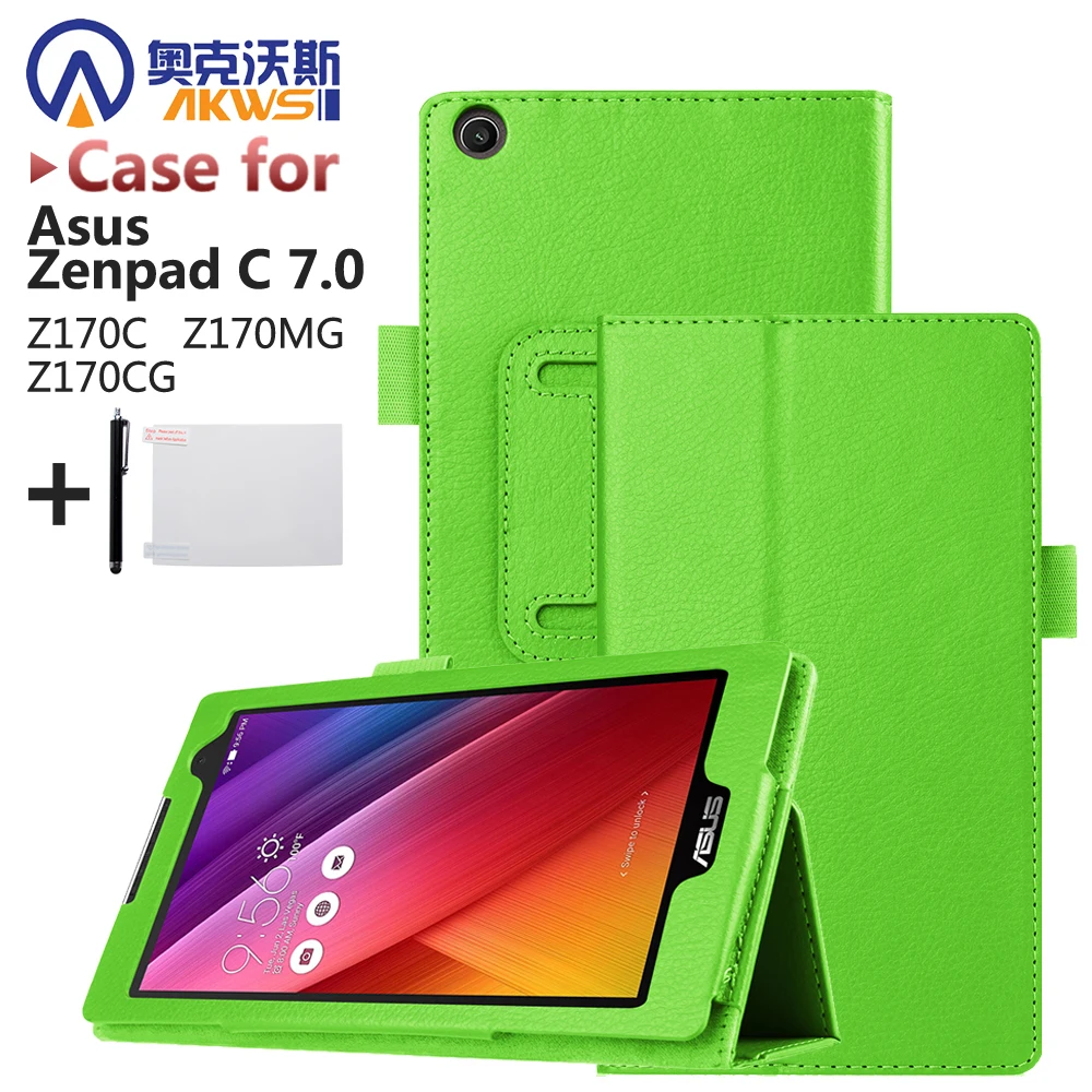 Magnet Leather Cover Stand Case For Asus Zenpad C 7 0 Z170c Z170mg Z170cg Tablet Screen Protectors Stylus Case Zombie Case Nokiacase Aluminum Aliexpress