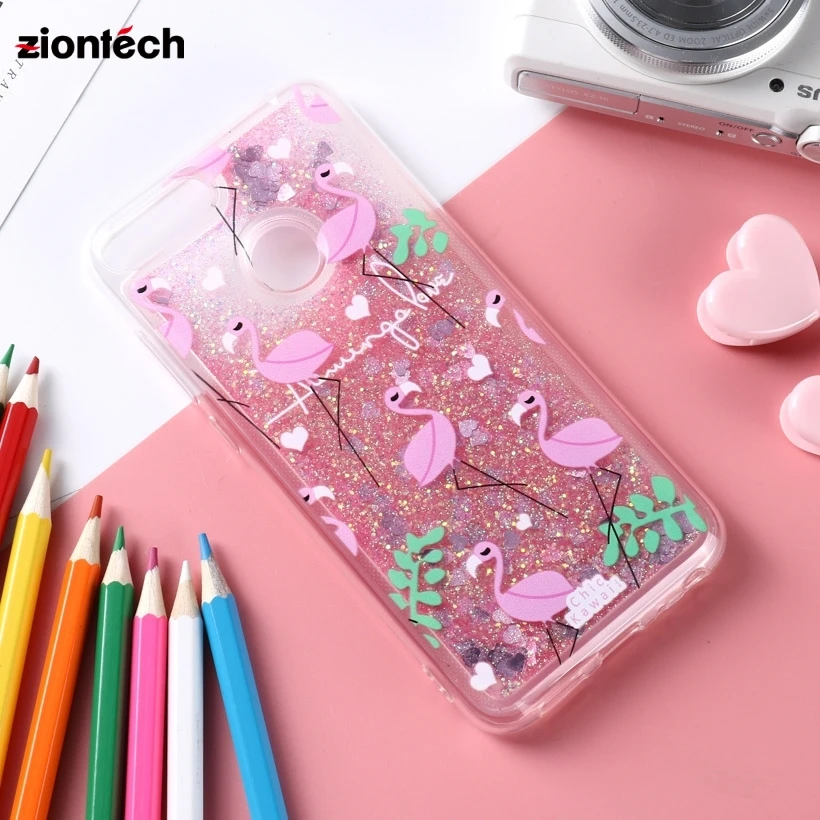 

Soaptree Cases For Huawei Honor 9 Lite AL00 AL10 TL10 Honor 9 Youth Edition 5.65 inch Glitter Liquid Soft TPU Covers