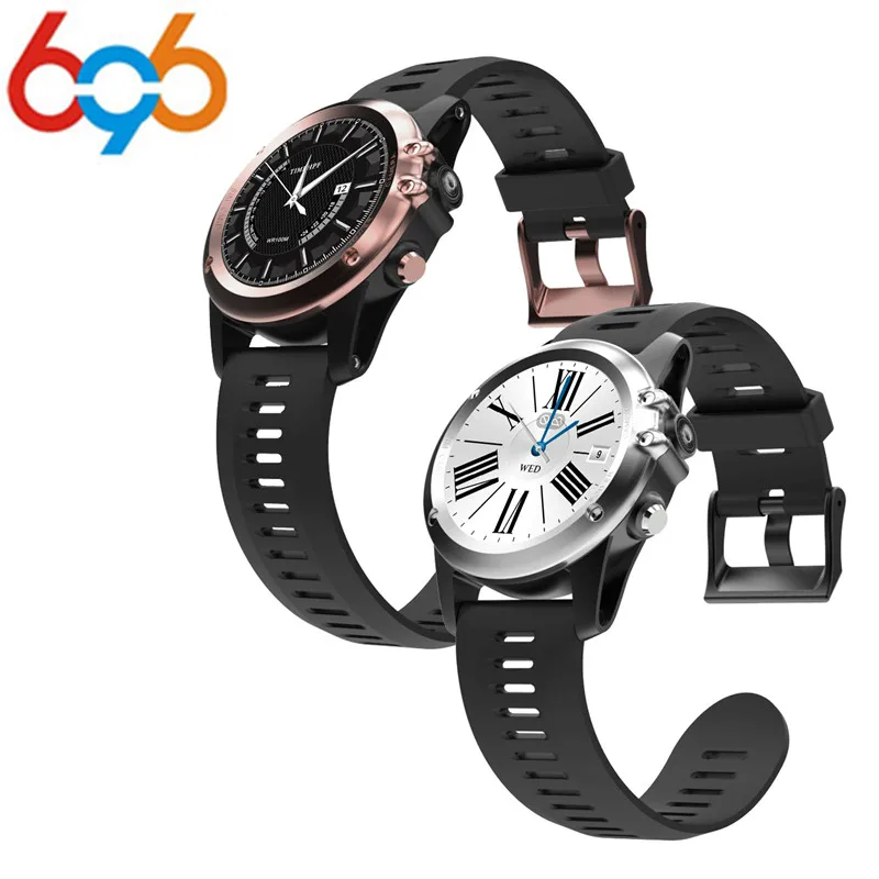 

696 H1 MTK6572 IP68 GPS Wifi 3G Camera Smart Watch Waterproof 400*400 Heart Rate Monitor 4GB 512MB For Android IOS PK KW18 DZ09