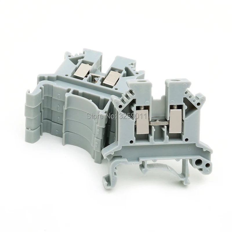 

1PCS Wire Terminal block Connector Pure copper pieces of guide rail type UK2.5B Feed-Through Terminal Block Combined Type