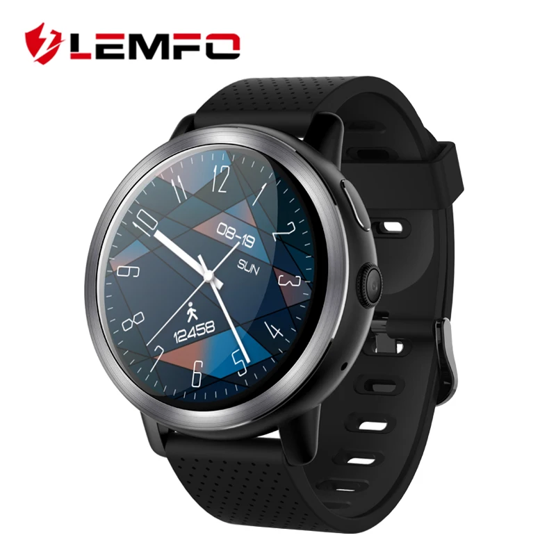 

LEMFO LEM8 Smart Watch 4G Android 7.1.1 2GB+16GB 2MP Camera Support WiFi SIM card Barometric Height Heart Rate monitor GPS watch