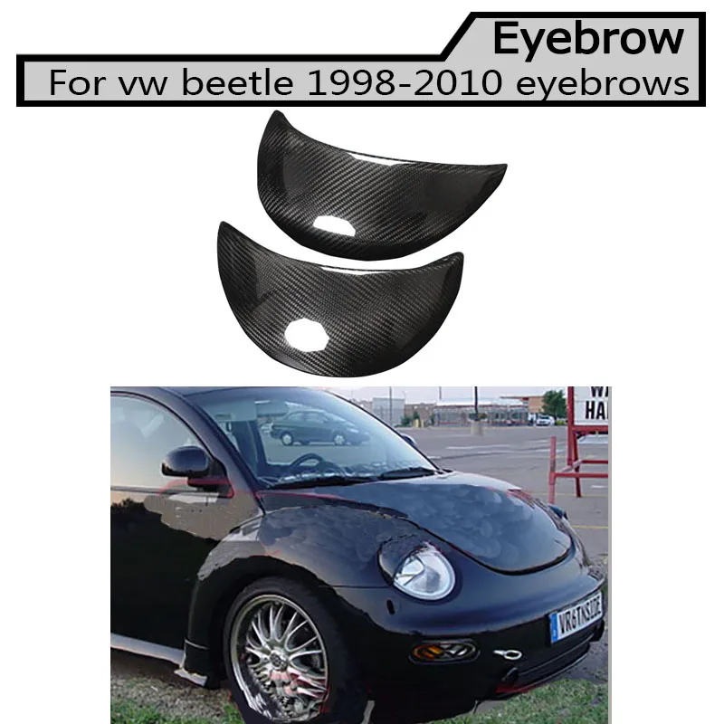 carbon fiber eyebrows Car headlight lips brows High quality for