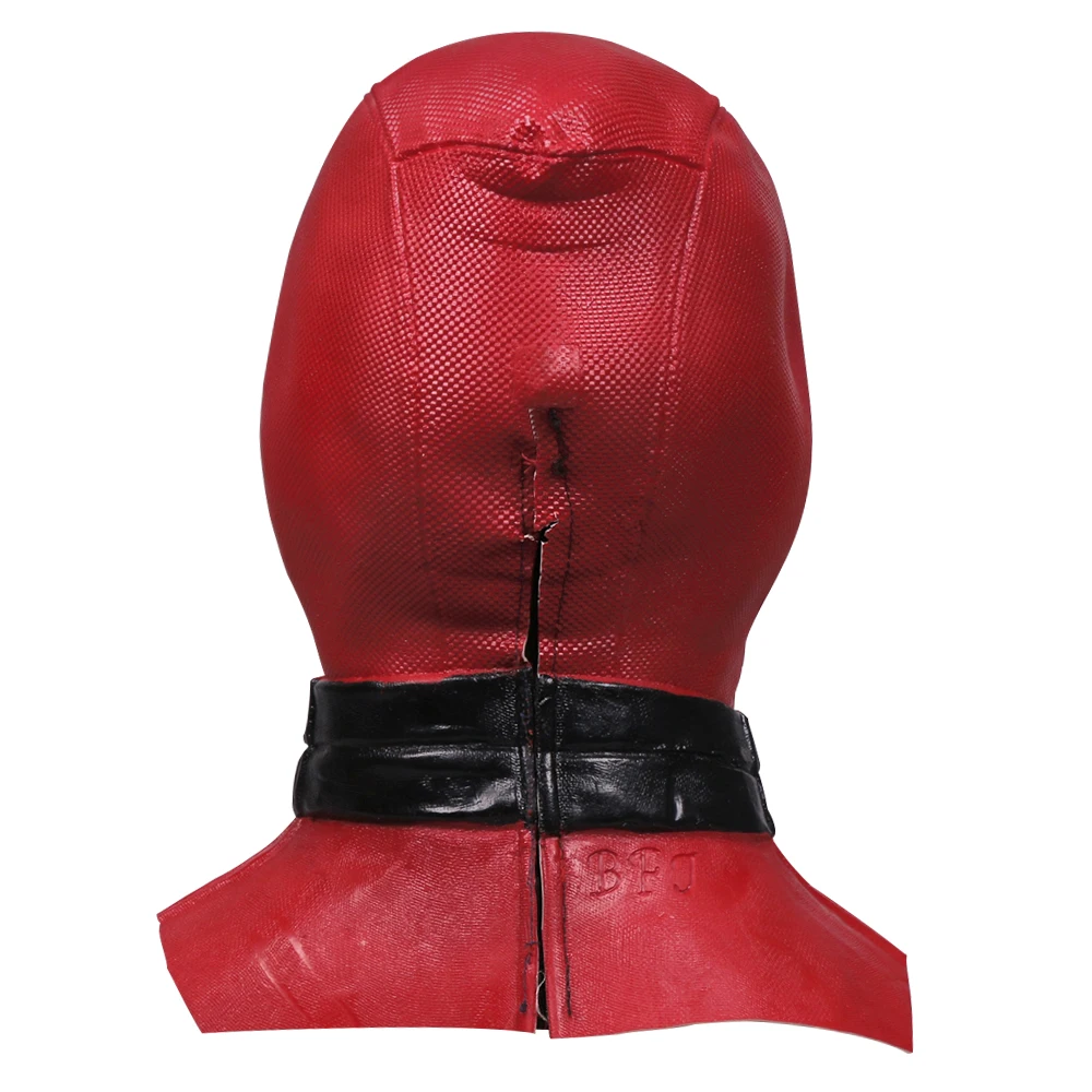 Deluxe Adult Men's Latex Deadpool Mask Fancy Dress Costume Comic Con Superhero3