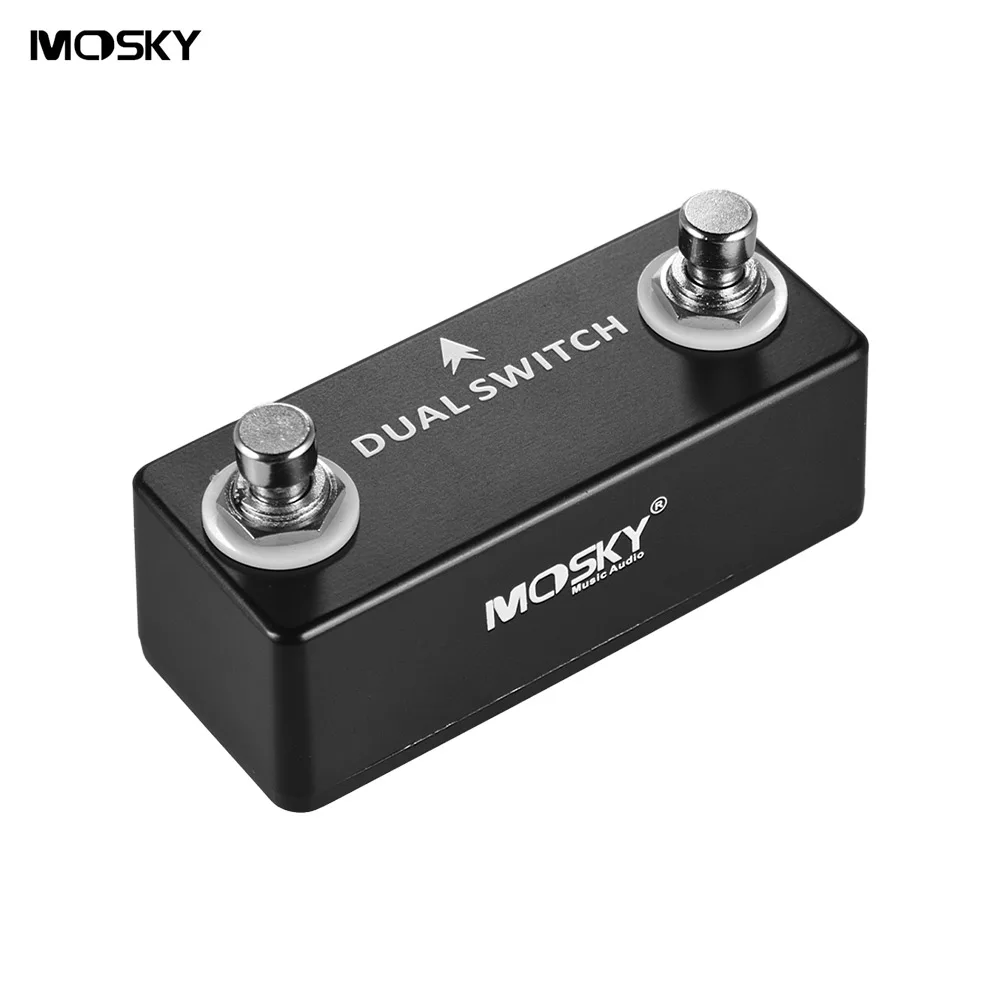 MOSKY DUAL SWITCH Guitar Effect Pedal Dual Footswitch Foot Switch