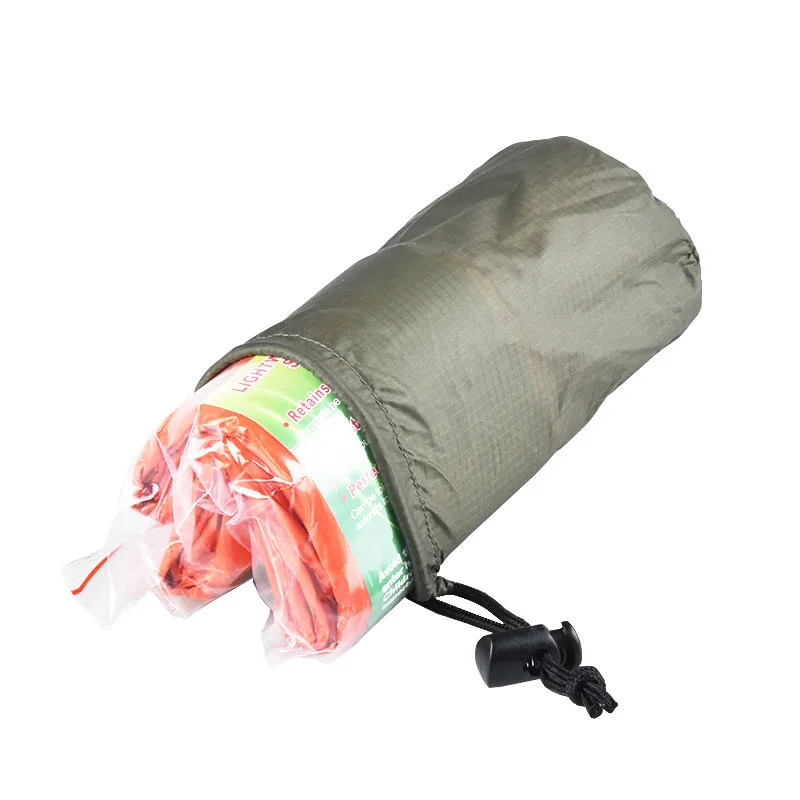 

Tear resistant Sleeping bag 2pcs Emergency Thermal Portable Mini Waterproof Outdoor Survival Camping Insulation