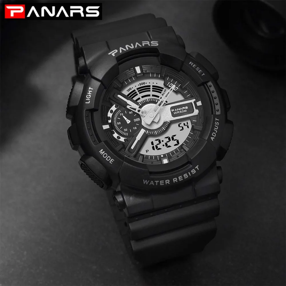 

PANARS Brand Commemorative Edition Multi-function reloj Waterproof Sport Electronic Watch Digital Male and female watches XB40