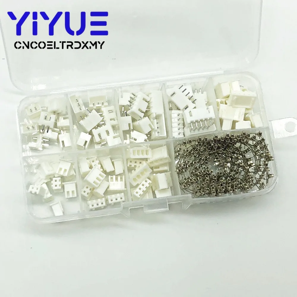 220 шт. XH2.54 2p 3p 4p 5pin 2 54 мм шаг комплект клемм/корпус/контактный разъем JST Соединители