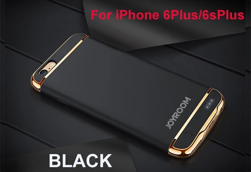 3500 мАч зарядное устройство чехол для iPhone 6 plus 6s plus power Bank ультра тонкий внешний резервный аккумулятор чехол для iPhone 6 6s plus - Цвет: black for i6 6s plus