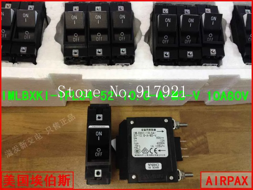

[ZOB] Соединенные Штаты AIRPAX IMLBXKI-1PLS4-52-10.0-A-M3-V оборудование выключатель ebers 10А -- 10 шт./лот
