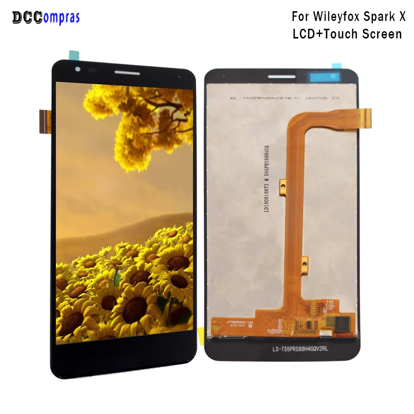 ЖК-дисплей с дигитайзером сенсорного экрана для Wileyfox Spark X инструменты | Мобильные
