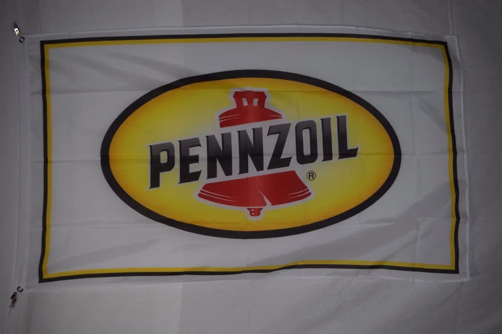 Pennzoil Grommets Large Indoor Outdoor College Flag Banner metal holes