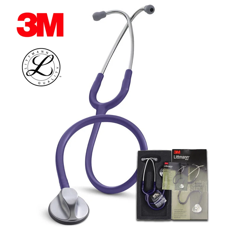 Оригинальный 3 м Littmann Master Classic II стетоскоп милый медицинский фиолетовый цвет|Уход