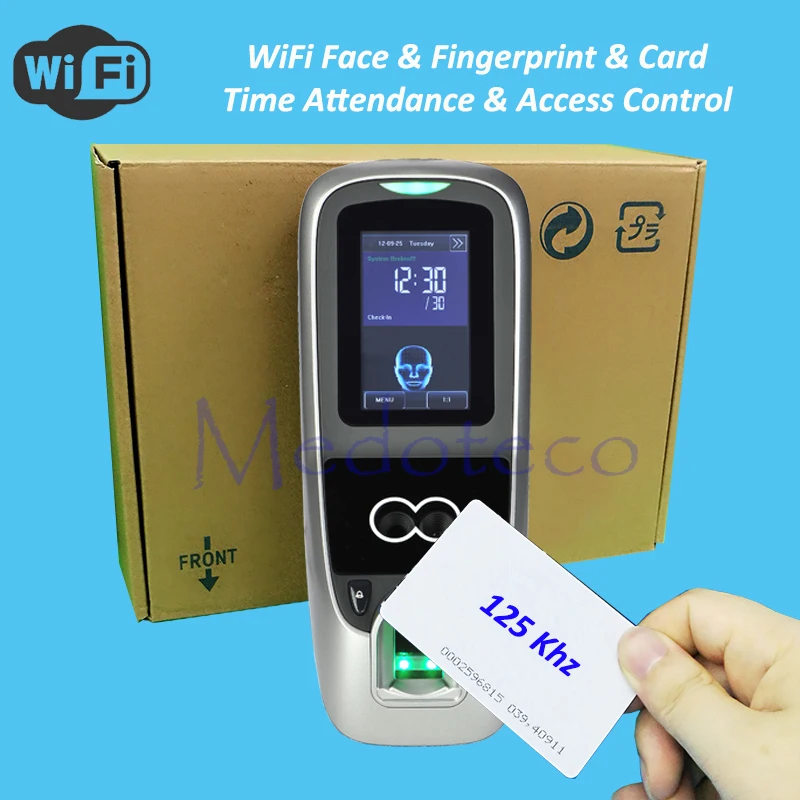 Iface 7 Multibio700 WiFi лицо и отпечаток пальца посещаемость времени и система контроля доступа