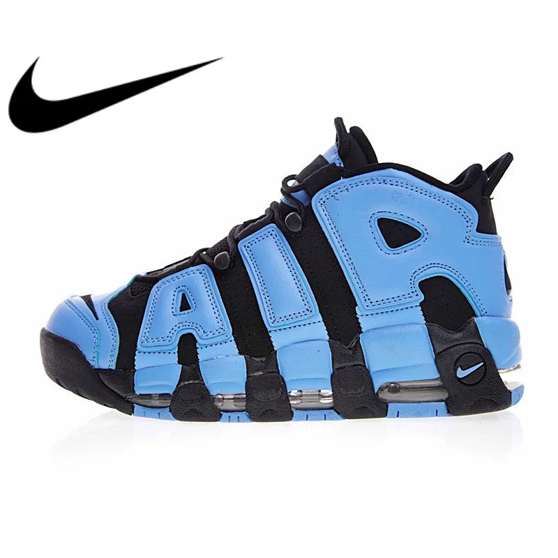 Оригинальные Nike Оригинальные кроссовки Air More Uptempo мужские кроссовки Классические уличные удобная спортивная обувь дышащие синие 921948-040