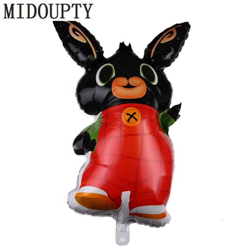 

10pcs Bing Bunny Sula Elephant Foil Balloon Cartoon Rabbit Animal Balloons Toys For Kids Boys Birthday Party Decorations Globos