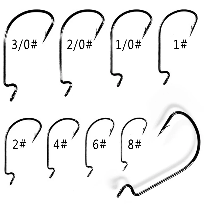 50 шт., Высокоуглеродистая Сталь, кривошипный крючок, крючок для окуня, свинцовая головка, кривошипный крючок с колючей рукояткой для мягкой червячной приманки, рыболовные снасти, аксессуары