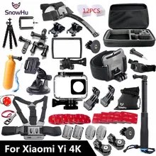 SnowHu For Yi 4K Accessories Monopod Tripod For Xiaomi Yi 4K Yi2 Action Camera 2 II