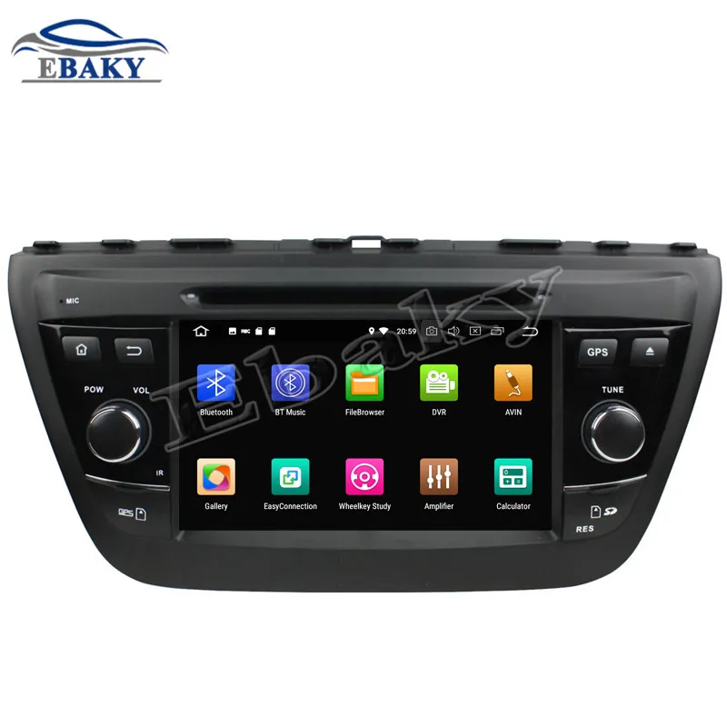 Best NaviTopia 7inch 4GB RAM 64GB ROM Octa Core Android 9.0 Car DVD Radio For Suzuki SX4/S Cross 2014 with GPS/wifi/Bluetooth 1