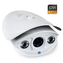 HD-CVI Security Bullet Camera CVI 720P 1.0MP 2 Array IR LEDs 6mm Lens