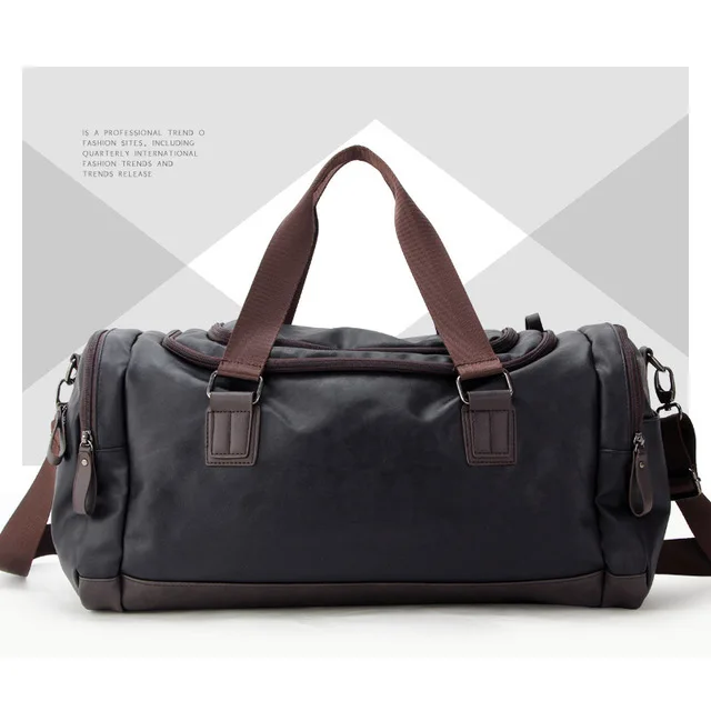 Мужская сумка для путешествий, модная вместительная сумка на плечо, мужская сумка-мессенджер, высокое качество, повседневные дорожные сумки через плечо - Цвет: black2072