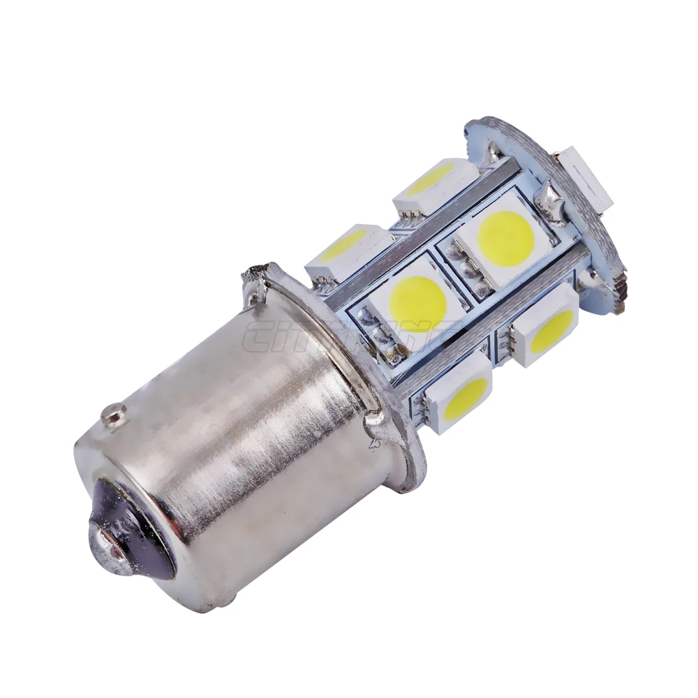 50 шт./лот 1156 13led 5050 smd белый свет bulbsturn Задний сигнальный фонарь лампа 1156 BA15S P21W авто сигнал светодиодные фонари заднего хода