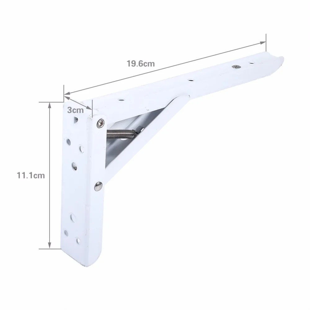 2 шт./компл. Треугольники Складной угол кронштейн Настенный монтажный кронштейн складной кронштейн Многофункциональный складной кронштейн для полки