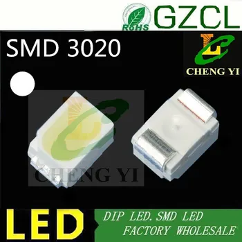 

7-8LM Cool White 3020 Surface Mounted led diode 8000-10000K smd 3.0*2.0mm led 3.0-3.5V