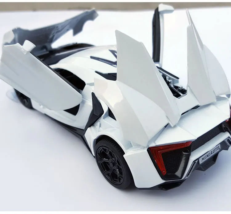 Горячая 1:32 Форсаж lykan hypersport автомобиль сплава литья под давлением модели
