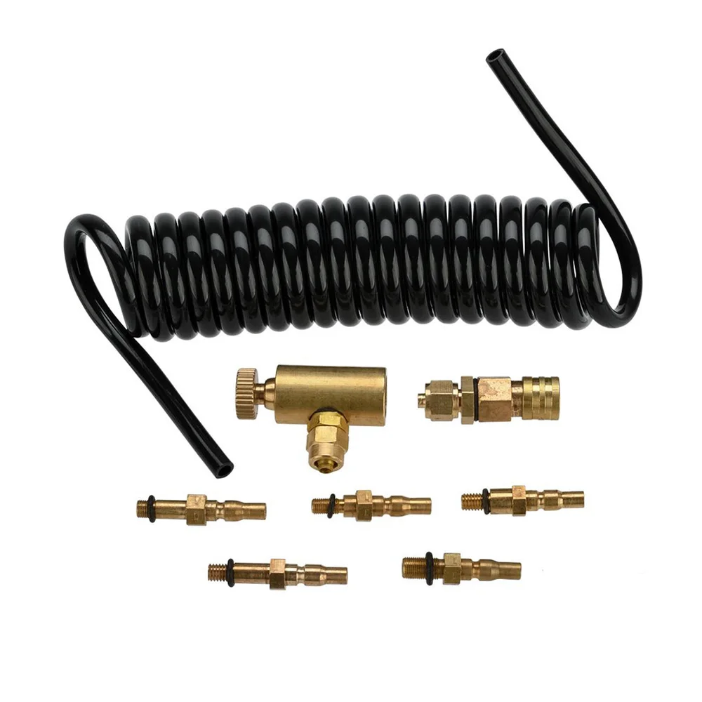 Airsoft HPA Magazine Adapter & Female Quick Disconnect to Connect Green