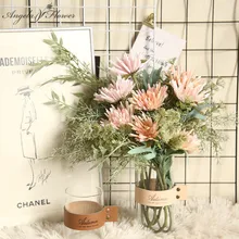 Краб коготь INS Дракон искусственный цветок производитель домашний декор свадебный букет Шелковый цветок растение настенный искусственный цветок Хризантема