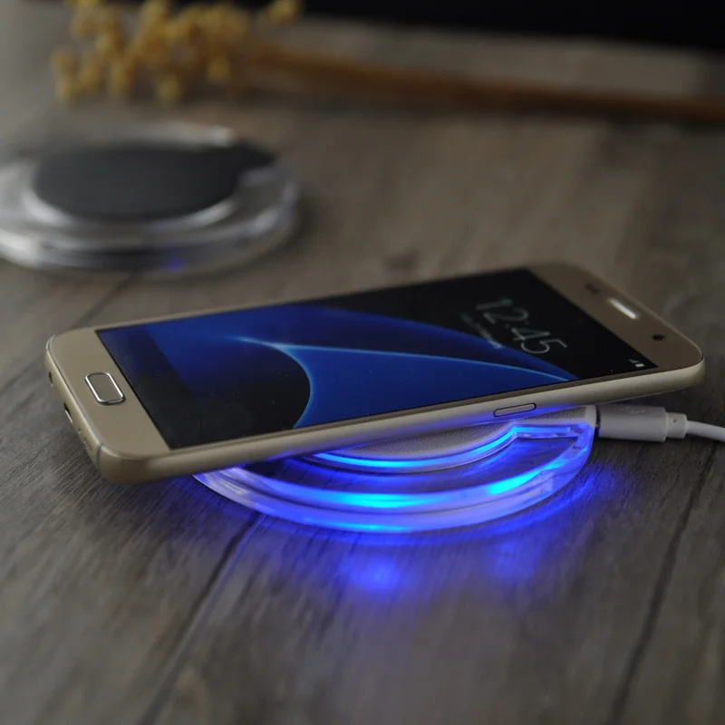 

Wireless Charger for iPhone Xs XR Wireless Charging for Samsung Galaxy S8 S9 S7 Edge Qi Portable Wireless Charger car charger