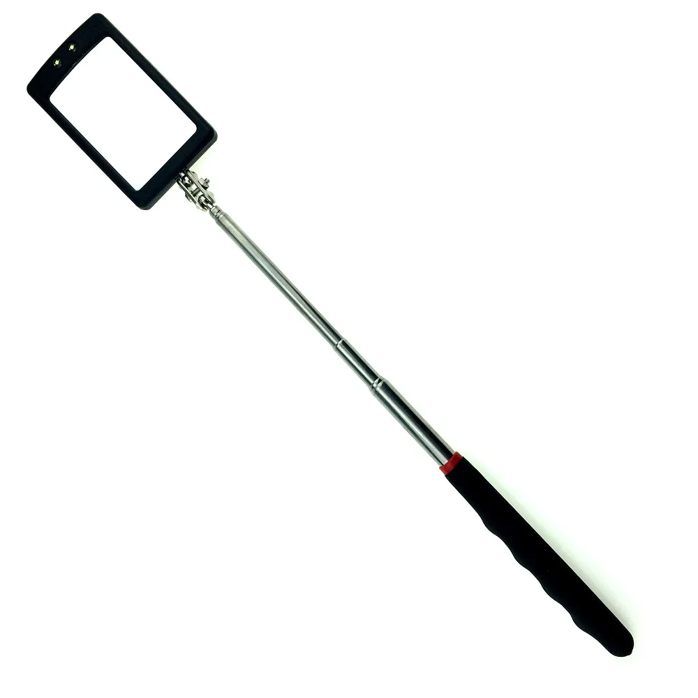 

Telescopic detection car mobile phone repair folding mirror welding chassis detection universal inspection mirror with light