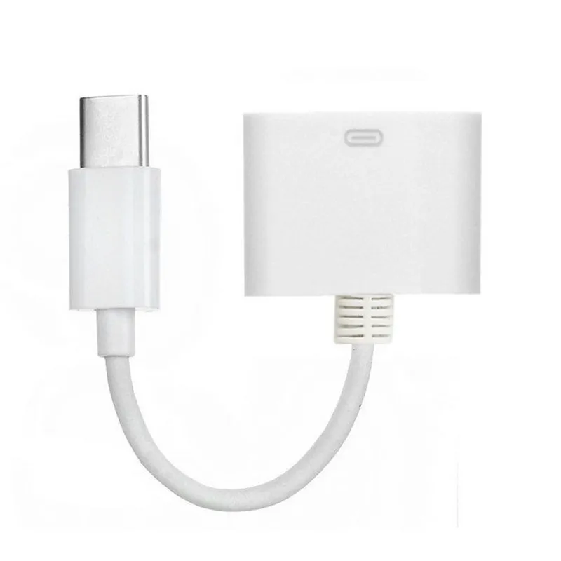 Fêmea de d Ock 30p a Usb-c Usb 3.1 tipo Cabo Masculino de c