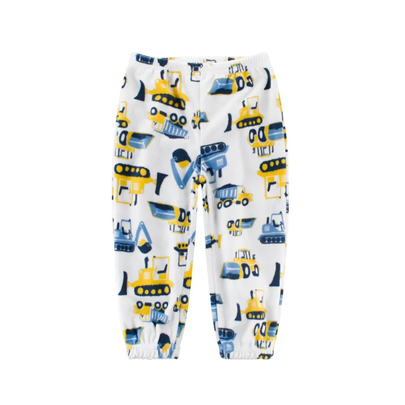 Girls boys cotton Fleece Pyjamas cartoon toddler sleepwear Pajamas children clothing pijamas kids Leisure wear Autumn pants
