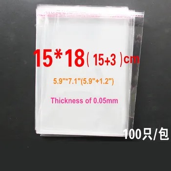 

1200 X (6"*7")Clear Adhesive Seal Opp Bag Transparent Poly Packaging Bags Wholesale