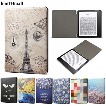 

Case For Amazon Kindle Oasis 7.0" 2017 Cover Smart leather Cartoon hard Folio case For Amazon Kindle Oasis 2017 case kimTHmall