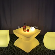 4 шт./лот mp3-d62 H48 см и форма в отличном гармония из светодиодов светодиодной подсветкой мебель, Гостиная из светодиодов, Из светодиодов журнальный столик для / рождественский