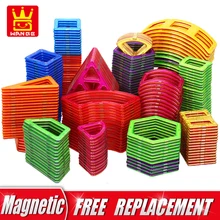 1 PCS Tamanho Padrão 3D Designer de Brinquedos de Construção Magnético Blocos de Construção de Tijolos DIY Brinquedos Educativos Para Crianças Presentes