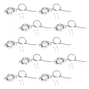 

10Pcs 10-30V 3 LED Signal Light Indicator Lamp Side Marker Light for Truck 2019 New