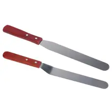 

8 Inch Stainless Steel Spatula Fondant Cake Smoother Baking Pastry Butter Cream Cutter Scraper Blade Kitchen Spatula Tools
