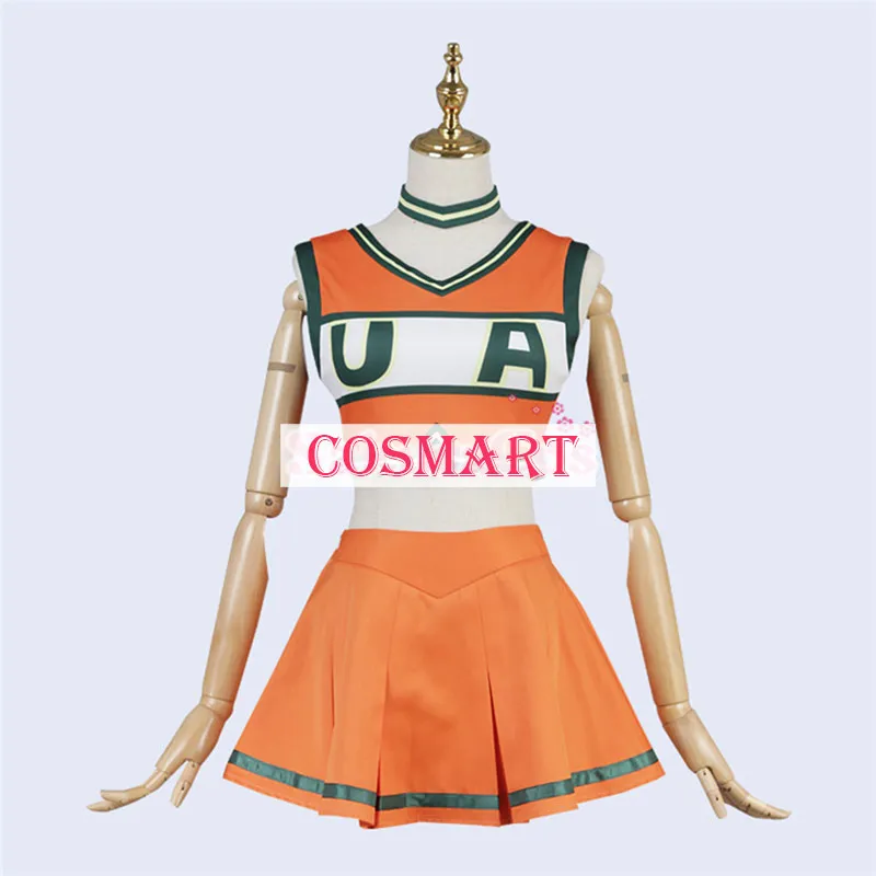 Custom Made My Hero Academia Women Cosplay Costume Cheerleader Uniform Outfit