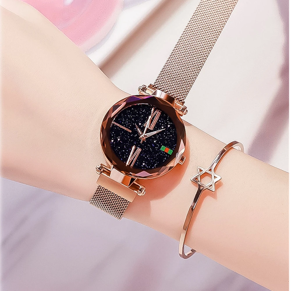 

luxury Lazy Watch Steel mesh Watch Unique Fashion Trend Wrist Watch Simple temperament Women Watch Relogio Feminino Reloj Mujer