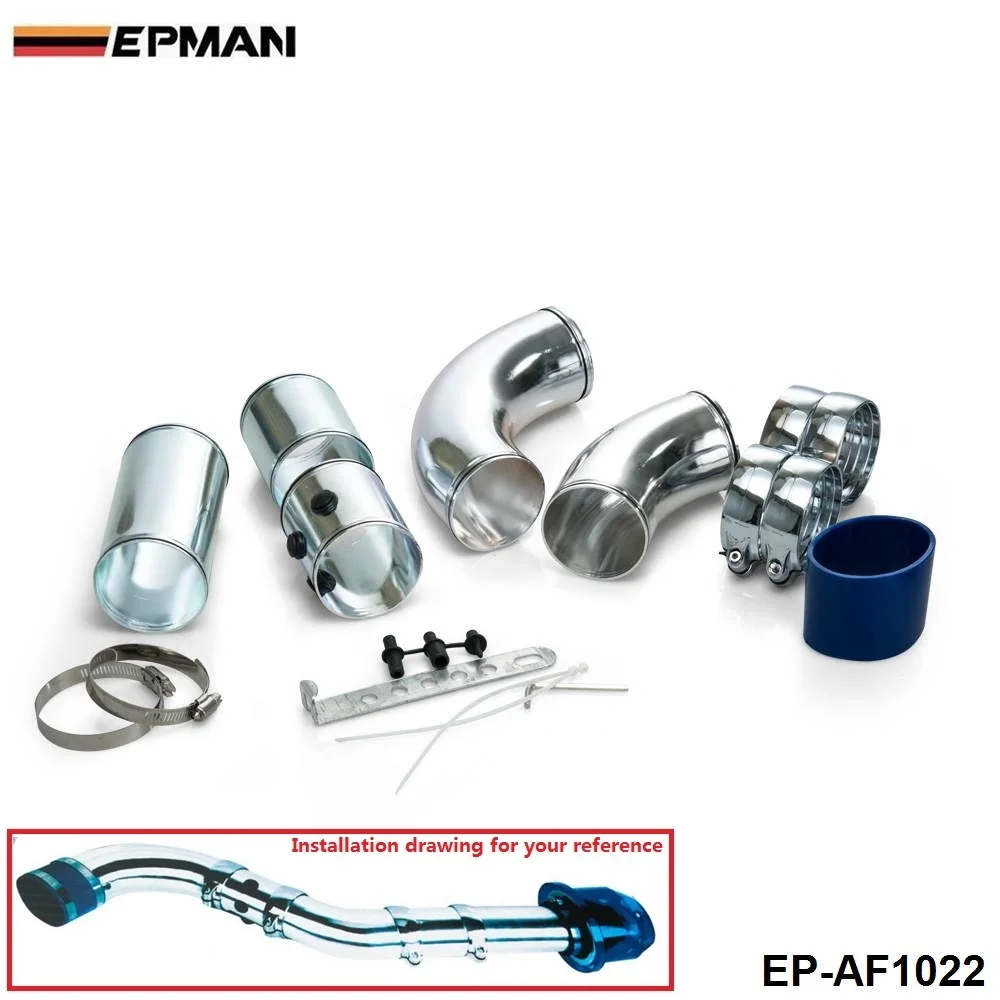 Регулируемая универсальная воздухозаборная труба/Универсальный пятиступенчатый алюминиевый сплав комплект впускной трубы для BMW E36 325 328 EP-AF1022