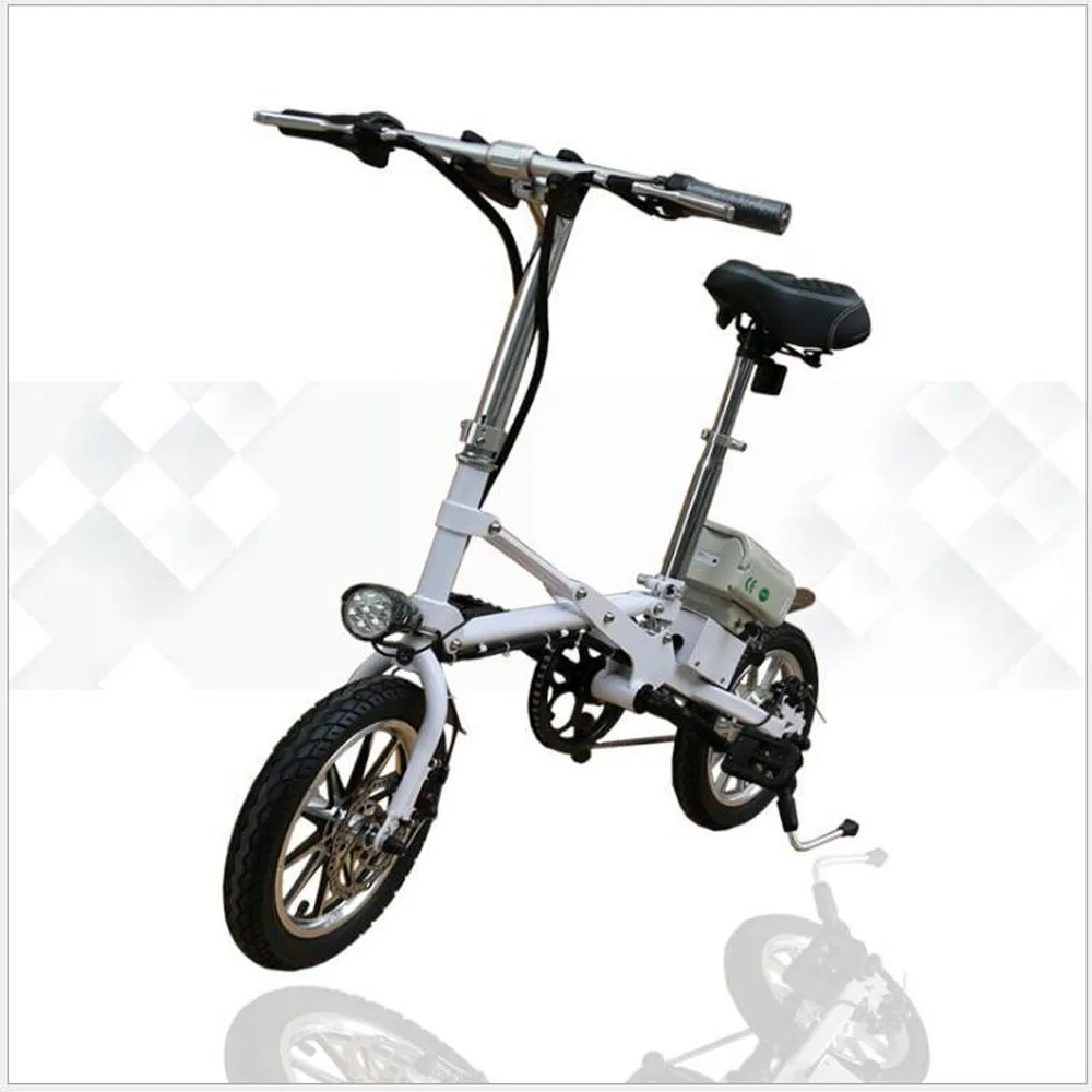 Cheap 14 inch electric bicycle 8AH Panasonic lithium battery detachable X folding mini e bike 36v 250W brushless motor 5
